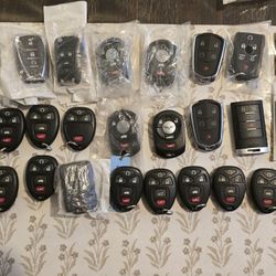 Chevy Chevrolet Cadillac GM Keys And Remotes