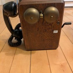 Antique Hand Crank Phone