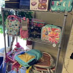 Back Packs Lunch Boxes New $6-$15 