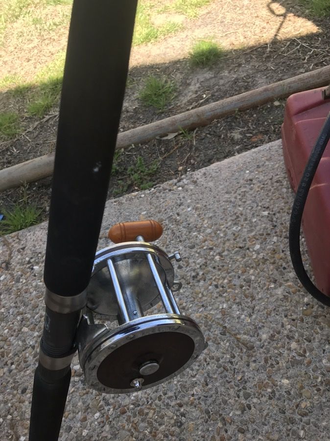 Penn senator 114h on 6 1/2 ft ugly stick