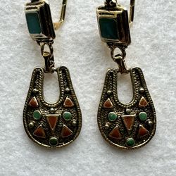 Inlaid Princess Earrings 