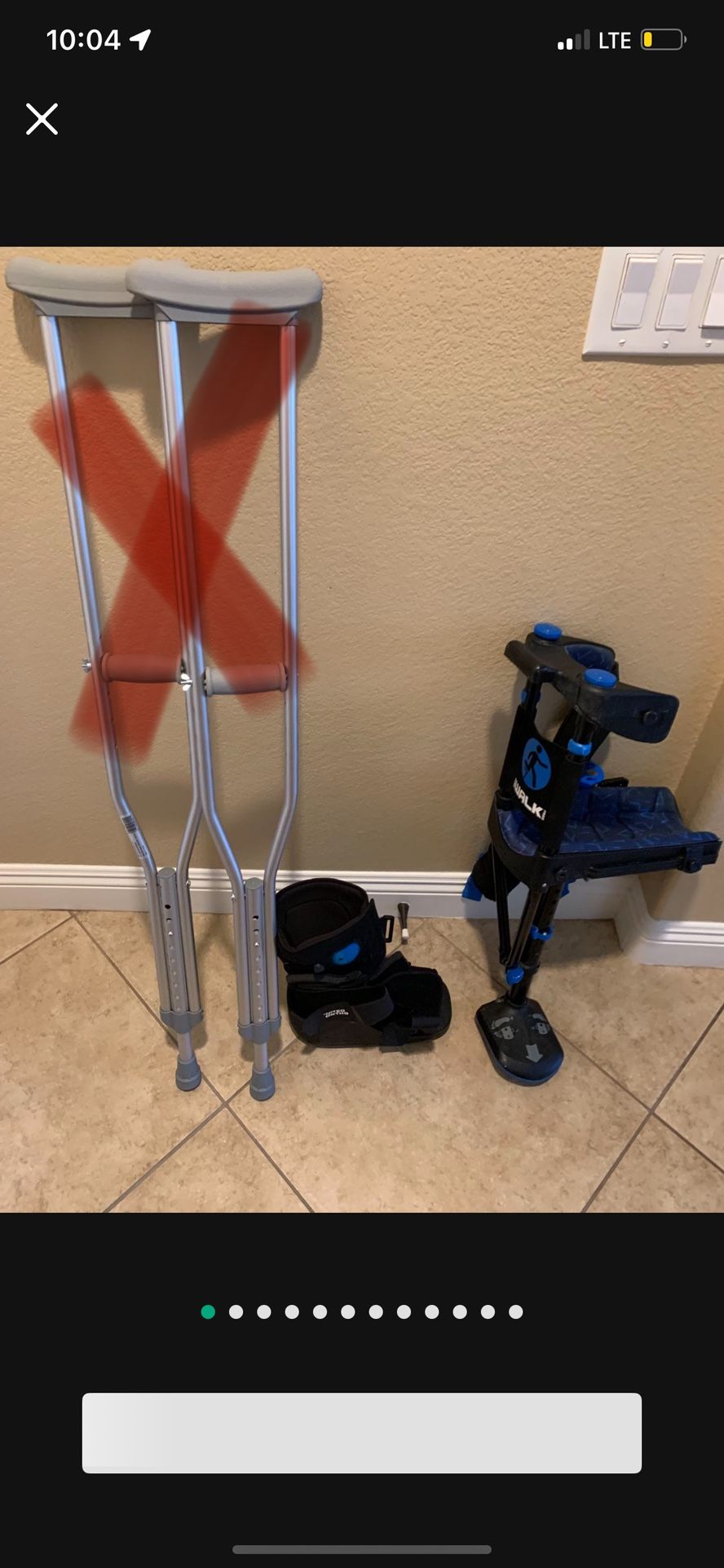 Iwalk 3.0 And Medical boot Size Medium