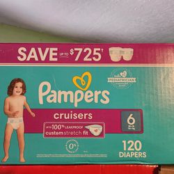 PAMPERS CRUISERS #6....$60 BOX EXTRA LARGE