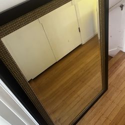 Mirror with Gold sides