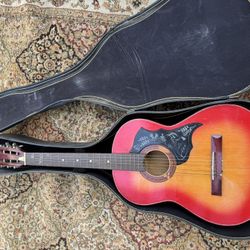 Guitar With Carry Case 