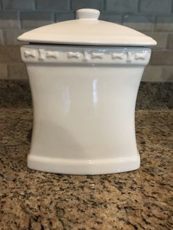 Ceramic Dog Treat jar