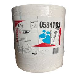 WypAll 05841 L30 12 1/4" x 12 7/16" White Light-Duty Wiper - 875/Roll, Jumbo