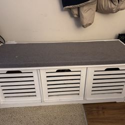 Entryway Shoe Bench 