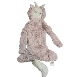 Slumberkins Pink Unicorn Snuggler 14" Plush Baby Security Blanket Lovey Kawaii