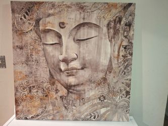 Textured Buddha  Canvas