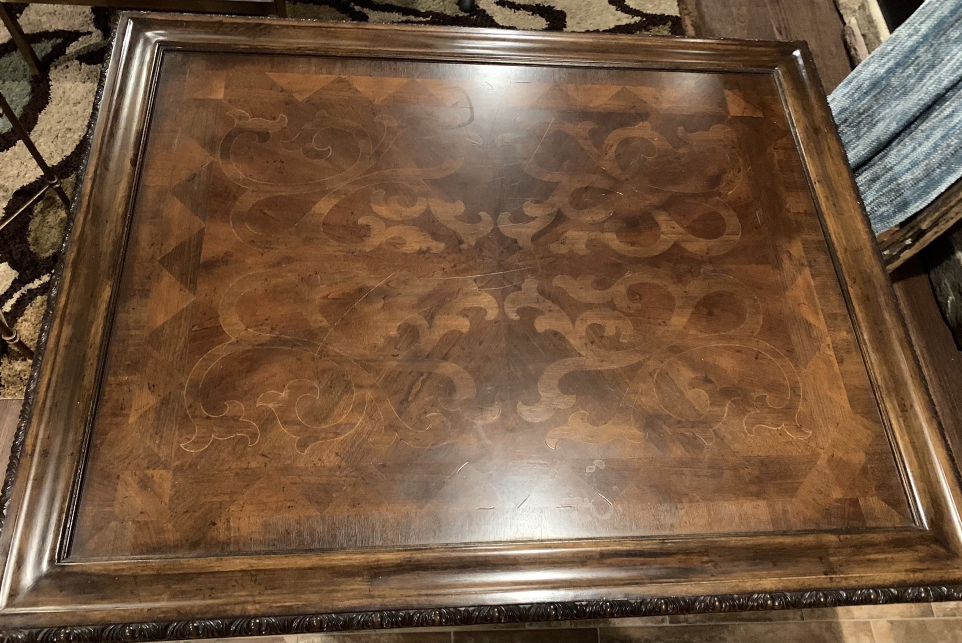 Heavy Wood Coffee Table