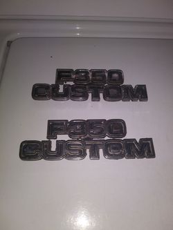 Fender emblems for 1973 to 79 Ford truck