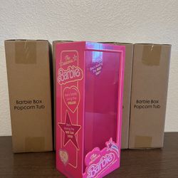 Barbie Popcorn Box - Read Description 