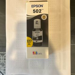 Epson 502 Black Ink