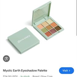 GLOWCORE Mystic Earth Eyeshadow Palette 0.28oz Brand New In Box