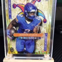 Wild Card Stacked Deck Ashton Jeanty Gold Joker 1/1