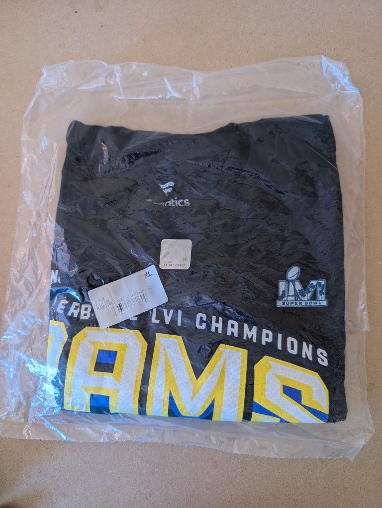 Rams House Super Bowl LVI Champions T-Shirt – Fanatics, New in Bag