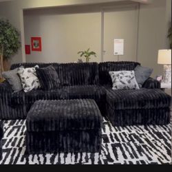Brand New Super Comfy Ashley’s Midnight Madness Sectional 
