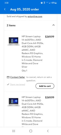 HP Stream Laptop White