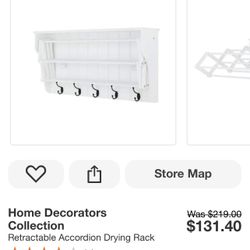 Retractable Accordion Drying Rack