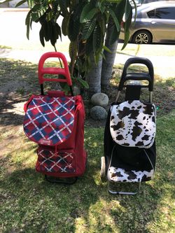 Rolling Shopping Cart Trolley Bag