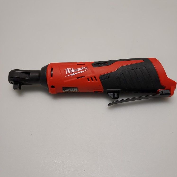 MILWAUKEE M12 3/8" DRIVE CORDLESS RATCHET 2457-20 EXCELLENT CONDITION