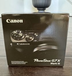 Canon PowerShot G7 X Mark III 20.1MP 4K Digital Camera Black BRAND NEW