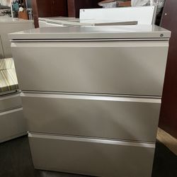 Herman Miller 3 Drawer Lateral File Cabinet 
