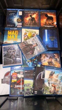 Blu rays / DVDs / 3D DVDs