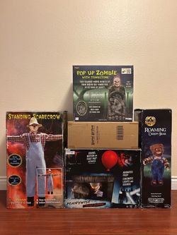 Halloween animatronic decorations