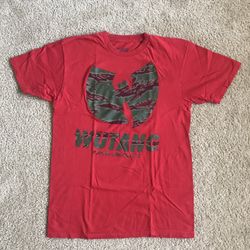 Wu-Tang Shirt Size Medium Camouflage Wu Logo Raekwon