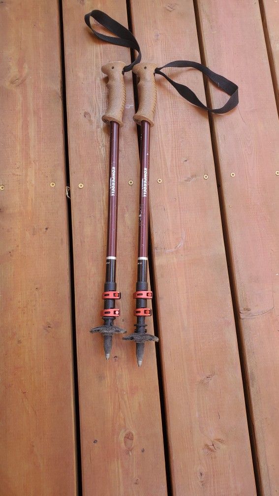 Komperdell Highlander Cork Trekking Poles.