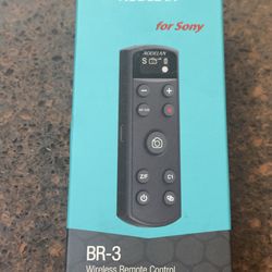 for Sony Camera Wireless Remote Control - Aodelan Rechargeable Shutter Release with OLED Screen for ZV-E10, FX3, a6100, a6400, a6600, a7 III, a7R III,