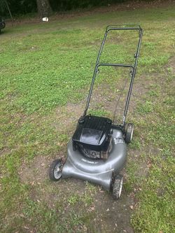 6 1/2 hp craftsman push. More runs and cuts. Good ask him 180.