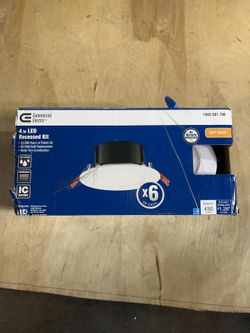 6 Pack Recessed Lighting