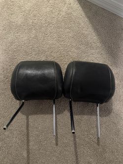 Ford Mustang OEM Black Leather Headrests – Driver & Passenger