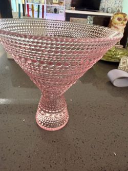 Pink martini glasses