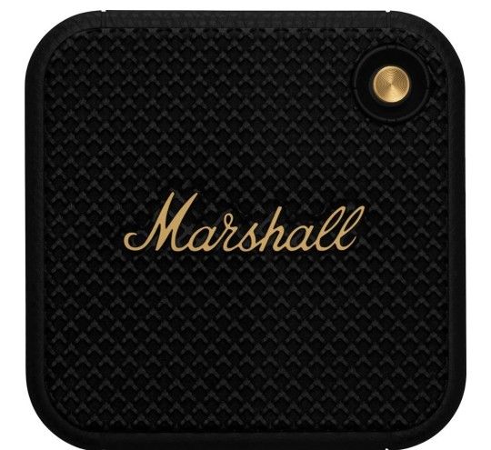 Marshall - WILLEN PORTABLE BLUETOOTH SPEAKER - Black/Brass. In New condition 