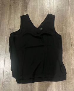 Ann Taylor Factory Black Sleeveless Top XL