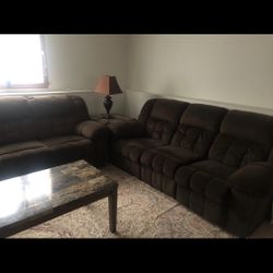 2 Sofas/couch (recliners)