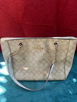 Coach  CAMMIE CHAIN TOTE IN SIGNATURE CANVAS