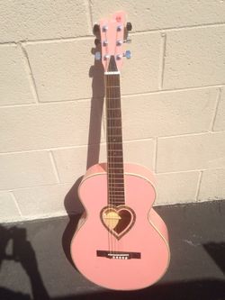 J.J Heart Kids Pink Starter Guitar for Sale in South Gate CA OfferUp