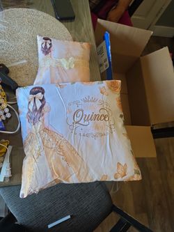 Quinceañera pillows
