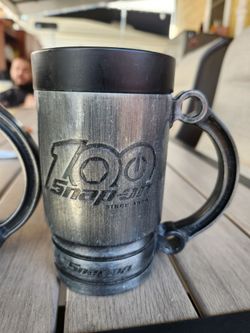 Snap on 100 year anniversary cast iron mug