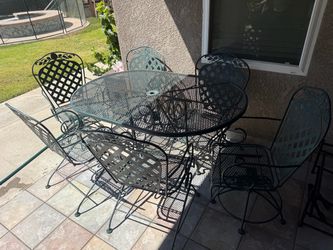 Patio table set