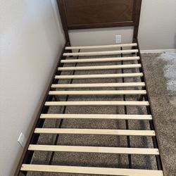 Walnut Twin Bed Frame