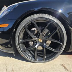 22" New Staggerd Wheels & New Tires For PORSCHE PANAMERA & TAYCAN 