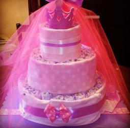 Baby Shower 3 tier Diaper Cakes