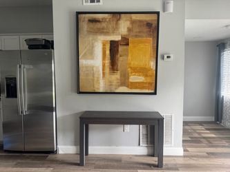 42” Smart Flat Screen TV, TV stand, coffee table, End Table, Art