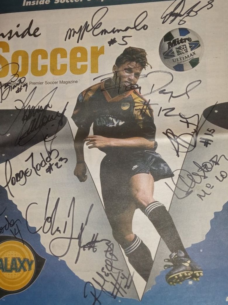 1996 Autographed Soccer Magazine